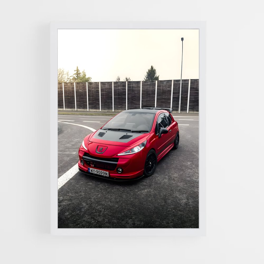 Poster rc magnifique – affiche Peugeot (vue 3)